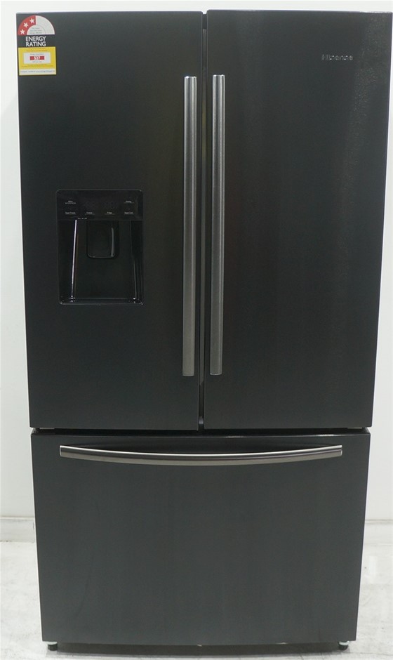 Hisense Hr6fdff630b 630l French Door Fridge Auction Graysonline Australia
