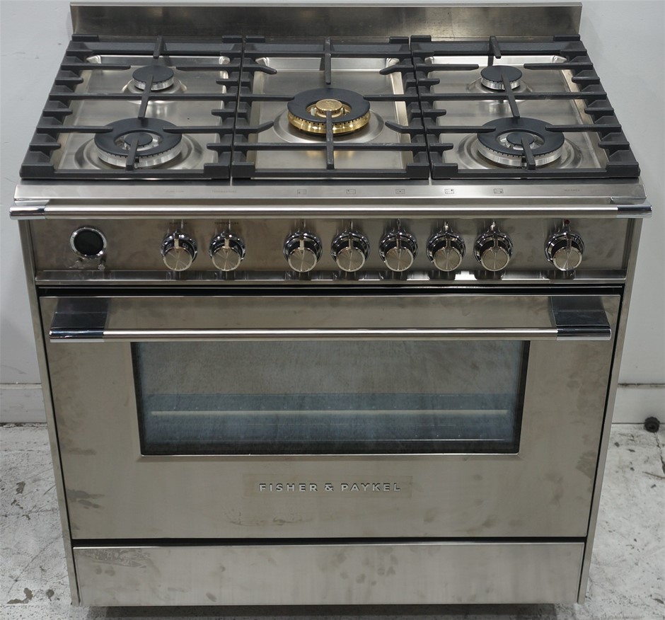 Fisher & Paykel OR90SCG6X1 90cm Freestanding Dual Fuel Oven/Stove