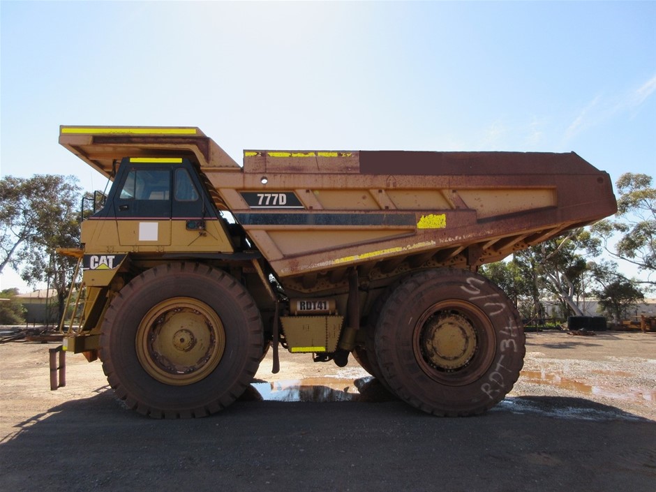 Caterpillar 777D Rigid Dump Truck (Whyalla, SA) Auction (0002-8012137 ...