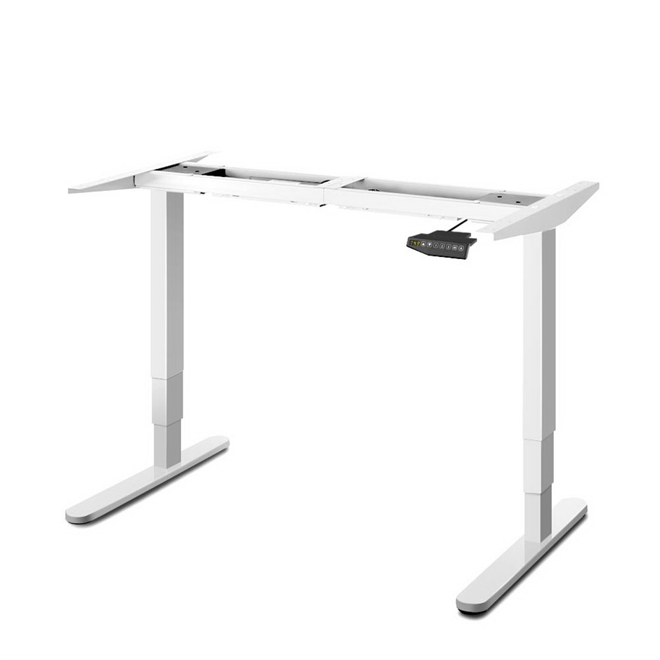 Artiss Motorised Standing Desk - White
