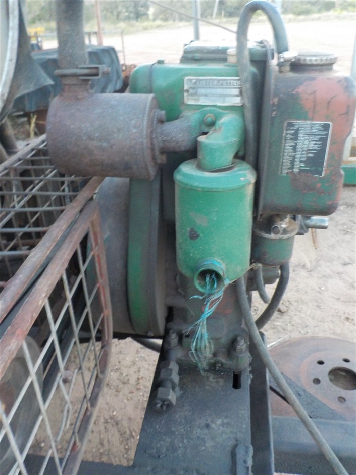 Lister LT1 Single Cylinder Stationary Diesel Engine Auction (0031