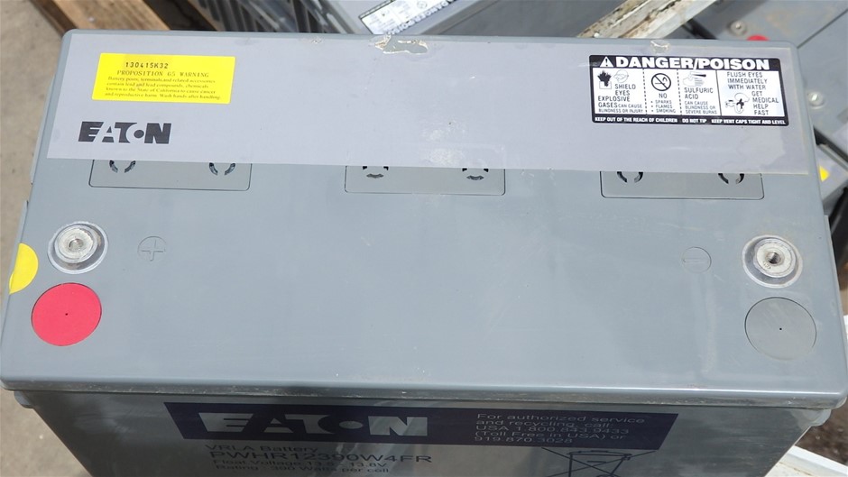 Eaton VRLA Battery PWHR 12390W4FR Auction (00863016599) Grays Australia