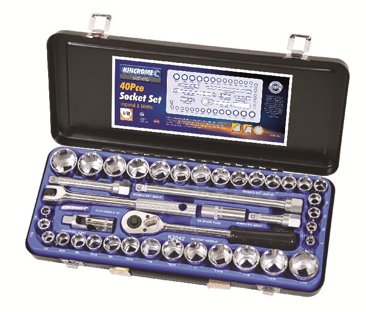 Kincrome K2042 LOK-ON Socket Set 40 Piec