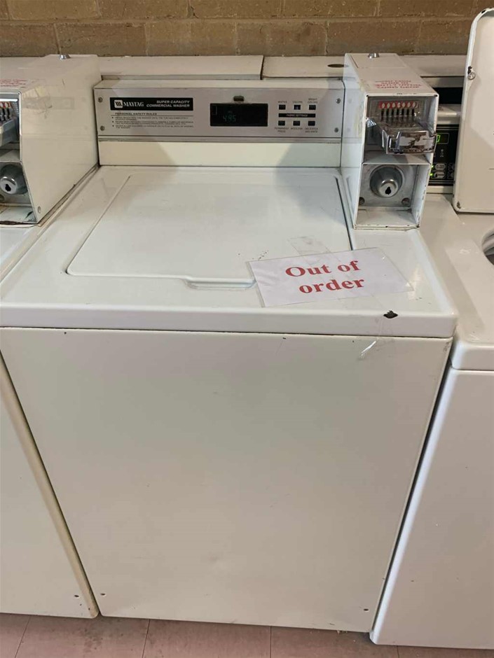 Maytag Commercial Top Loader Washing Machine Auction (00063016676