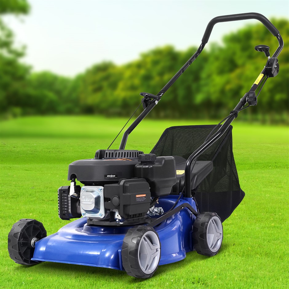 Lawn Mower 17'' 139cc Petrol Powered Pus