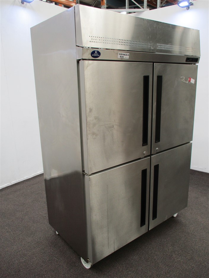 Sanden Intercool SNR1327A Stainless Steel 4 Door Freezer Auction (00607025416) Grays Australia