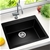Cefito 570 x 500mm Granite Sink - Black