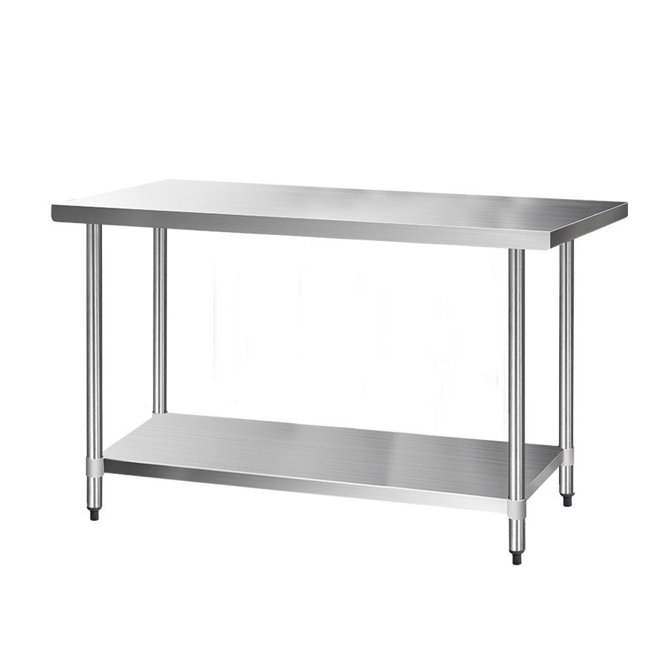 Buy Cefito 1524x760mm Commercial Stainless Steel Kitchen Bench 430 Food ...