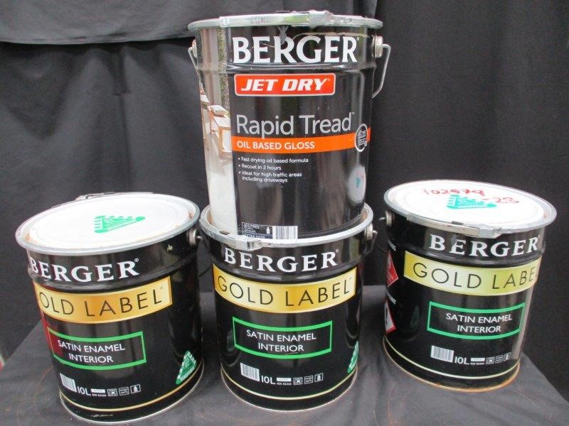 Dulux 10 Litres Paint Tins Auction (00283016786) Grays Australia