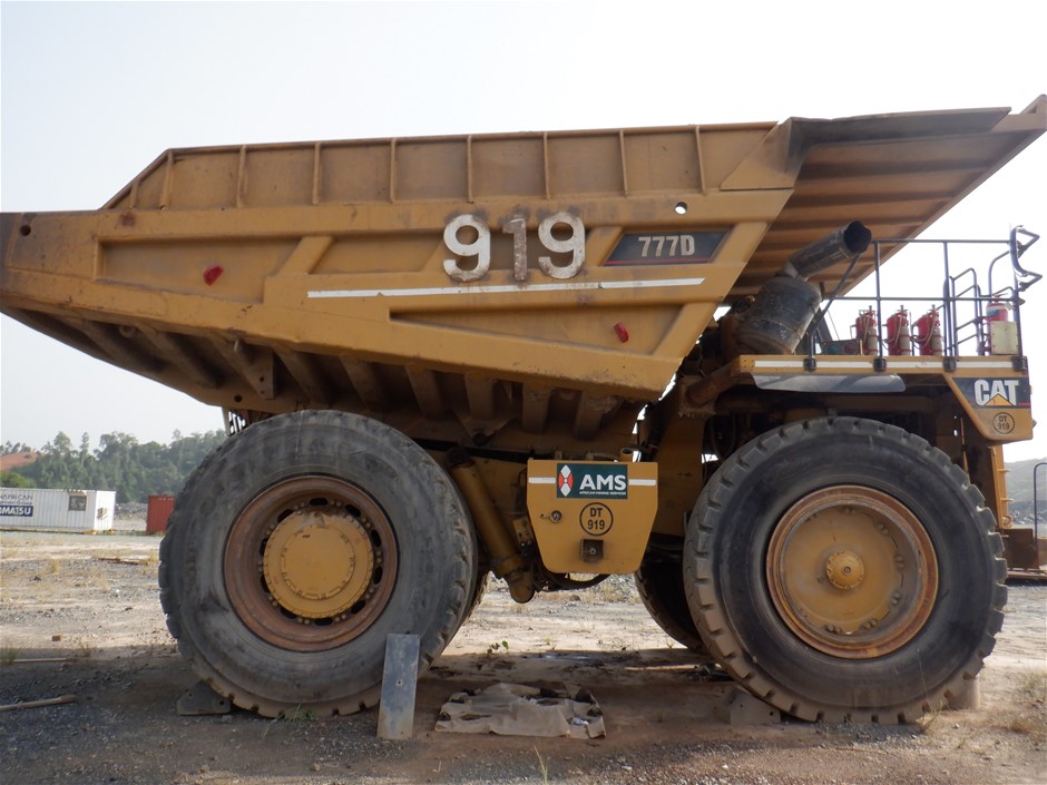 2004 Caterpillar 777d Rigid Dump Truck Dt919 Auction 0012 9014386 Grays Australia