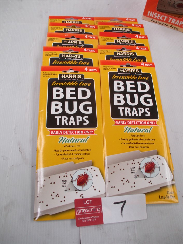 Qty 15 Packs x Harris Bed Bugs Traps Auction (0040-7028546) | Grays ...