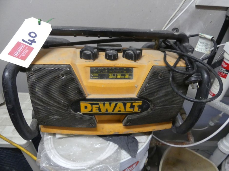 Dewalt Dw911-Xe Job Site Tradies Radio Auction (0040-5040777) | Grays  Australia