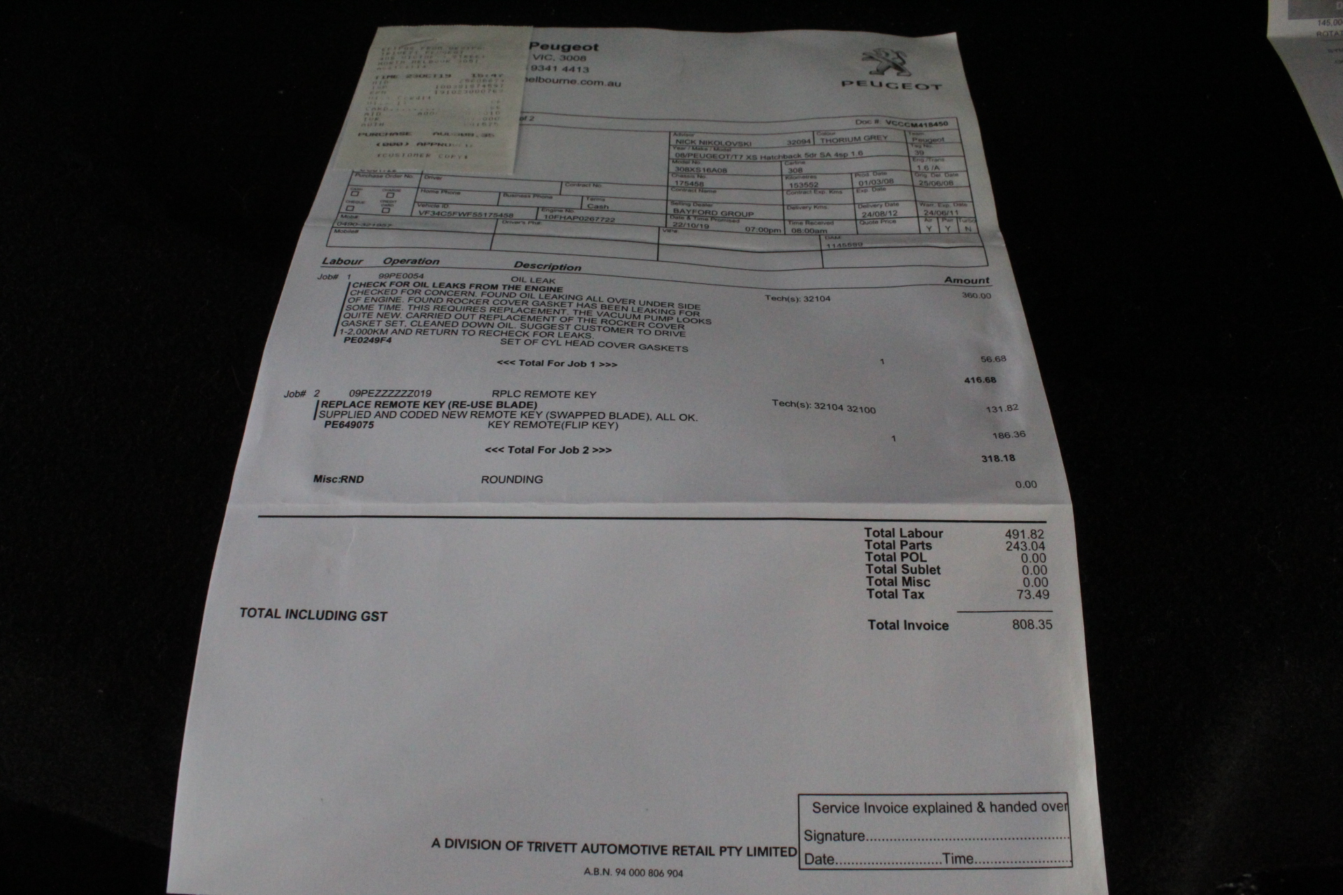 AU PreDecimal Bank Note Set Limited Edition Rare Banknote Gold Plated