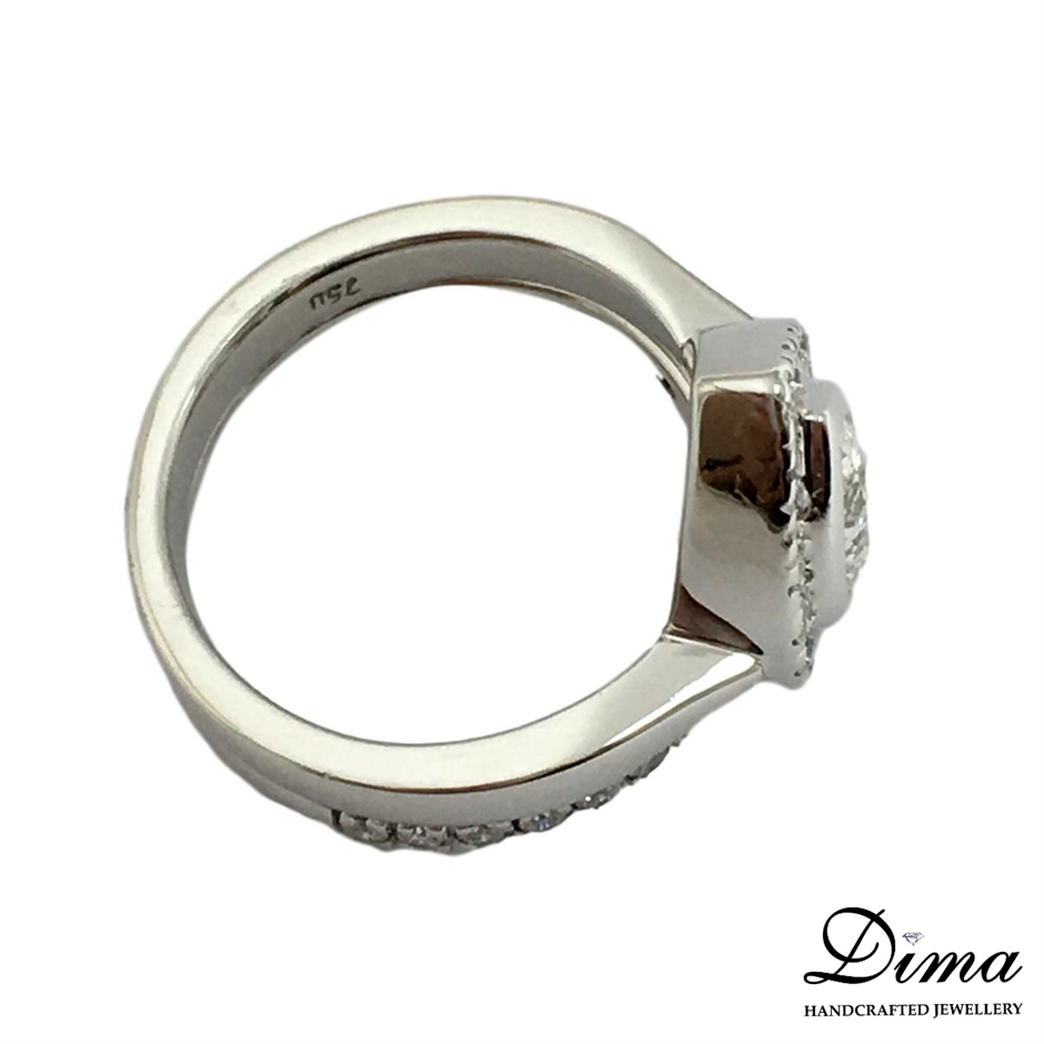 Silver-Filled 3mm Tennis Bracelet with Simulated Diamonds - 17.8cm