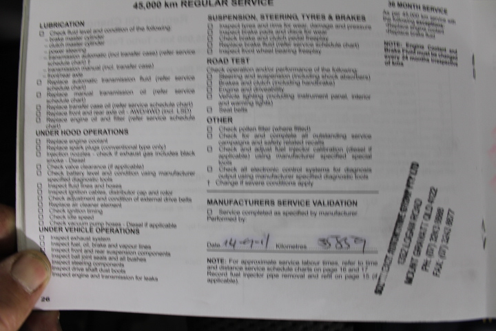 2011 Hyundai iLOAD TQ Manual Van