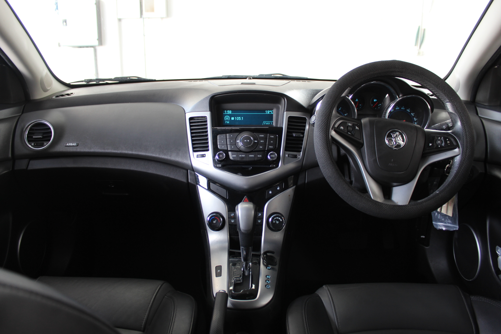 Designer 6mm Square Rainbow Stone Earrings in Silver