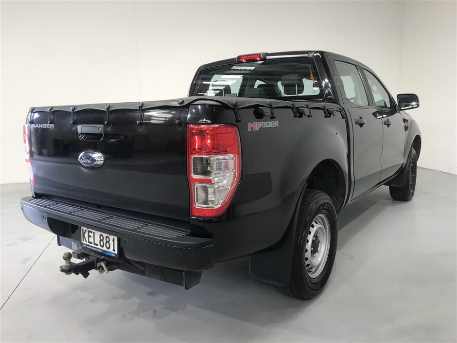 Circular Chestnut Brown Ottomon, Qty x1