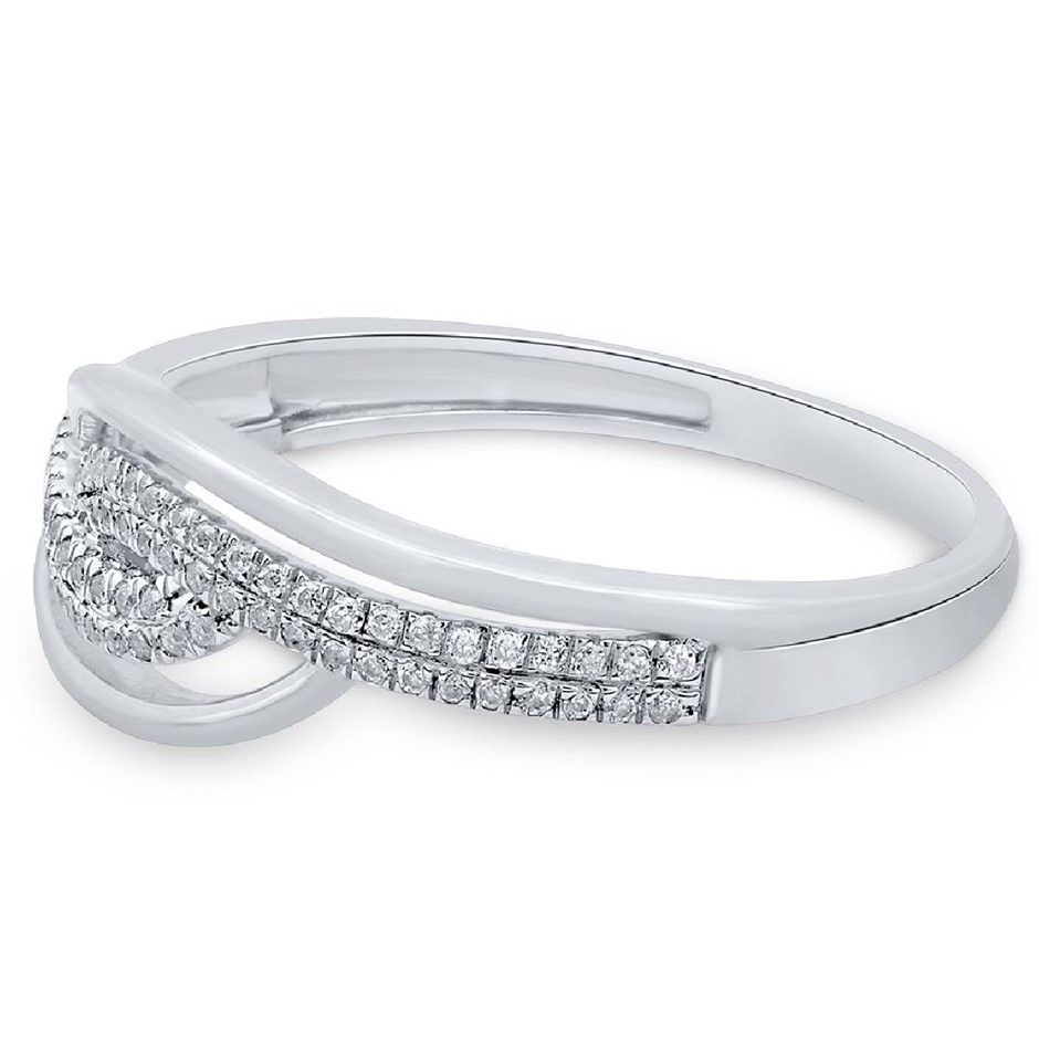 18K Gold-Filled Cuban Chain Necklace with Simulated Diamonds - 50.8cm