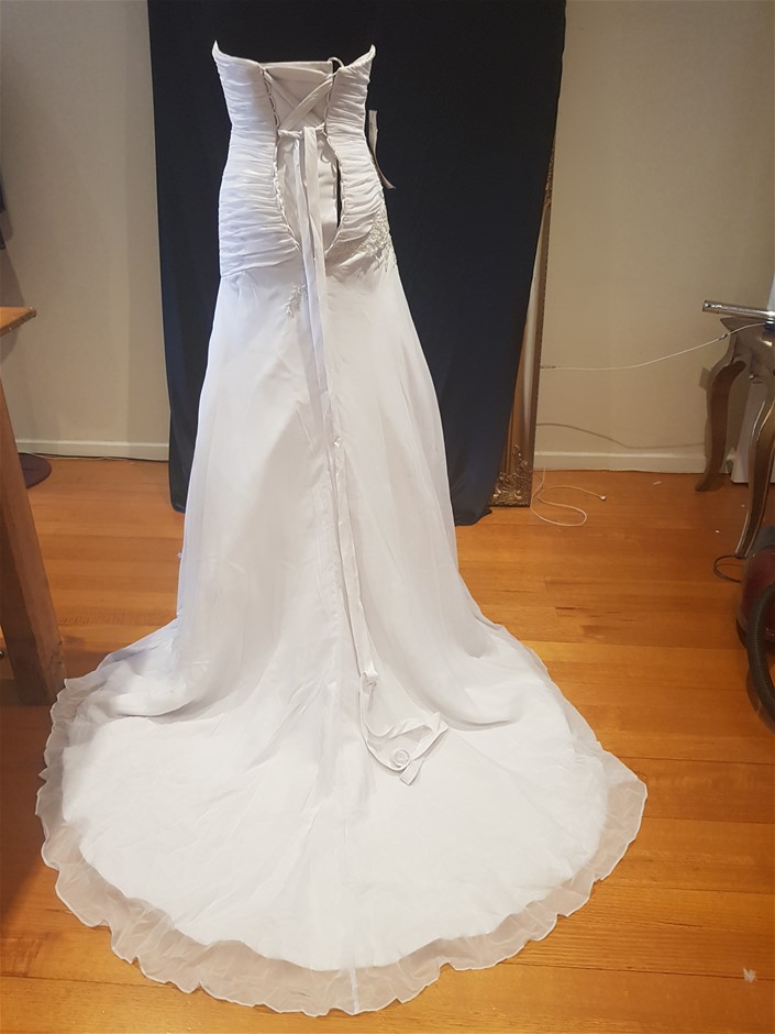 Silver-Filled Cuban Bracelet Simulated Diamond Clasp, 12MM - 20.3cm