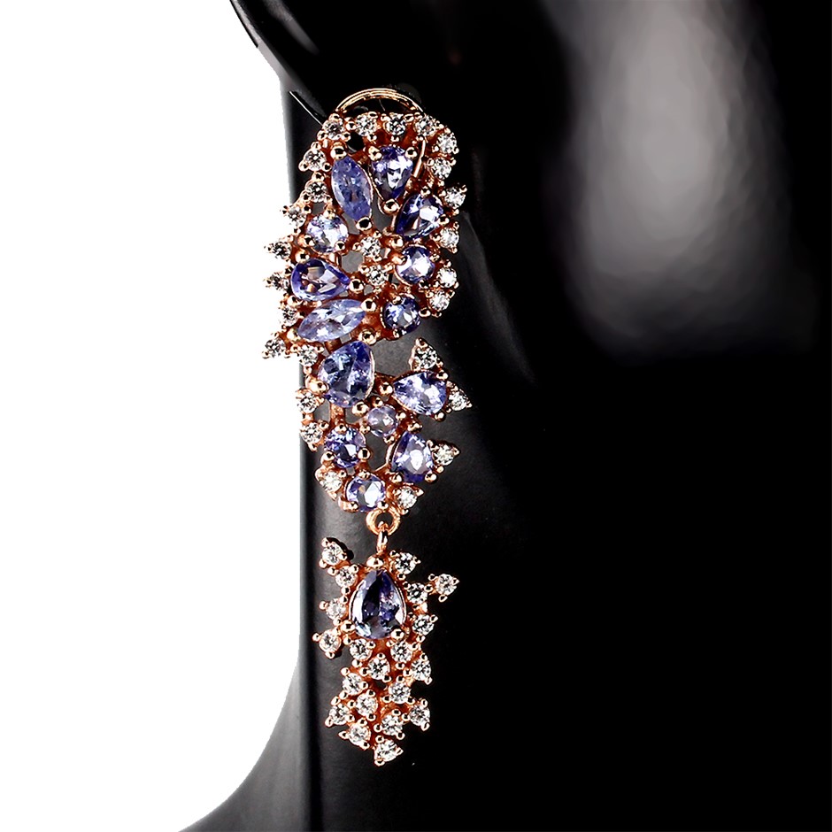 7-8mm Black Pearl & Black Baroque Pearl Glam Pendant.