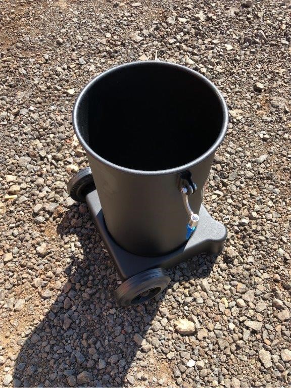 COCONUT GROVE Family Beach Cabana, 2m Wide, Blue Stripes.