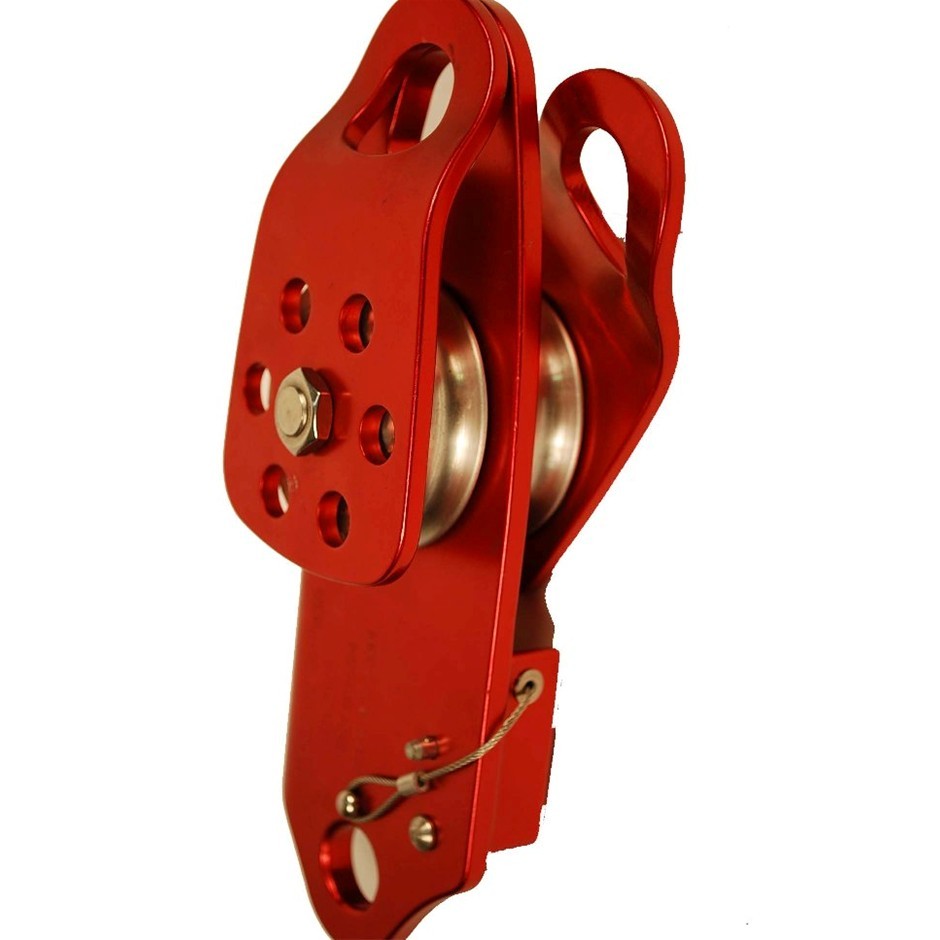 ISC Double Pulley Rope With Locking Access Rescue Hauler, Rope Size 11