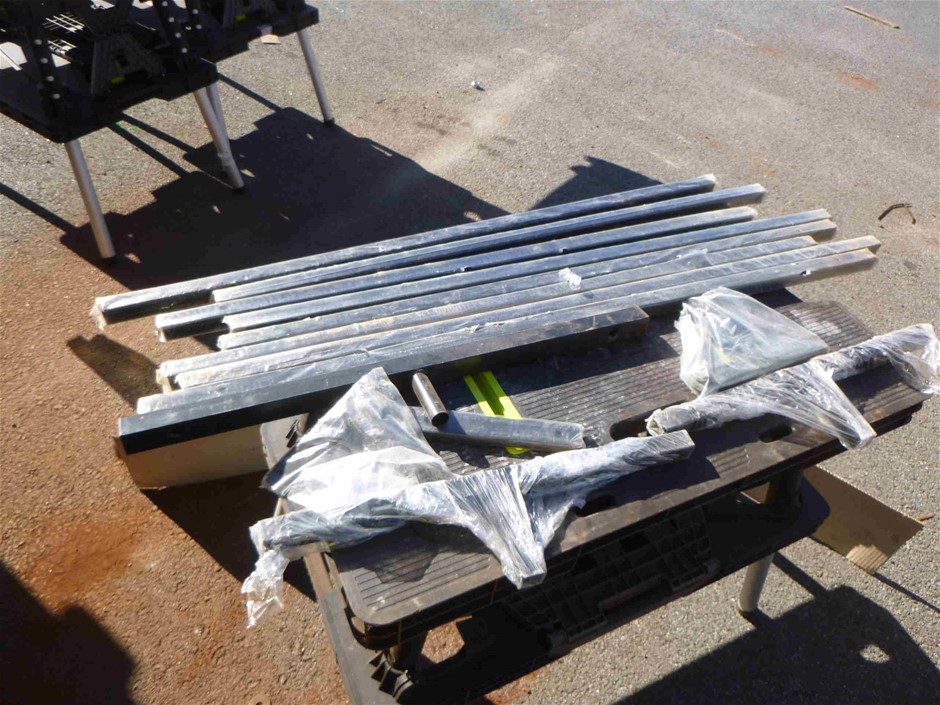 Silver Leather Rivet Cuff Bracelet - DEMO