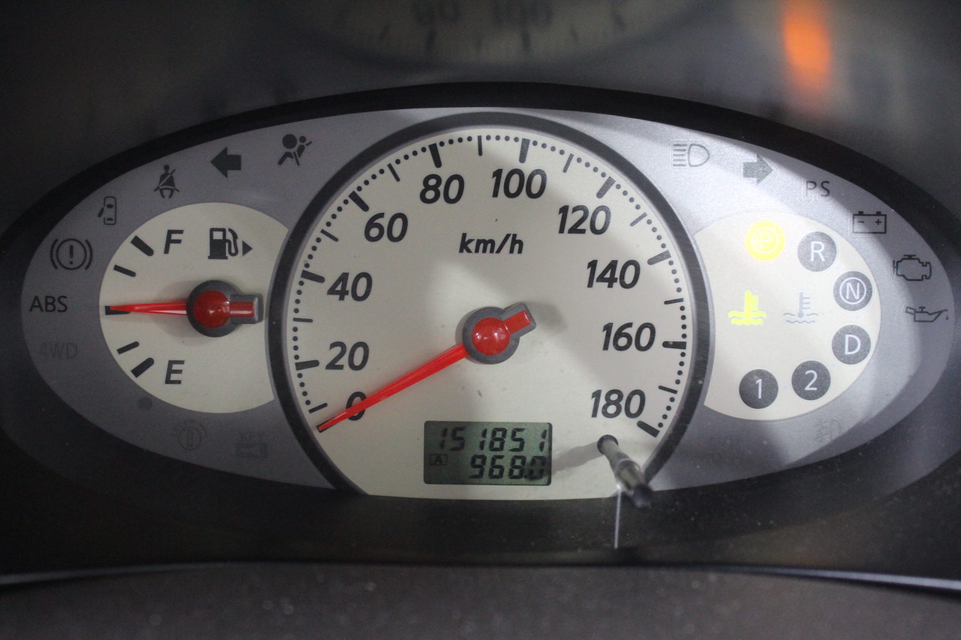 Gold-Filled Tennis Bracelet Four-Leaf Clover & Simulated Diamonds  - 17.8cm