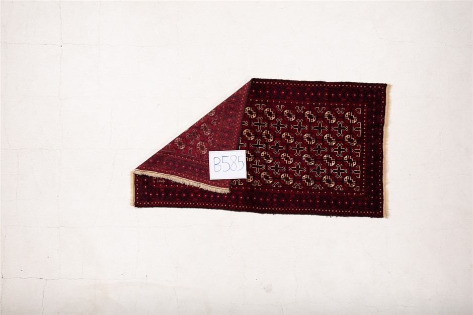 Designer Simulated Diamond Large Red Teardrop Pendant Necklace in Silver