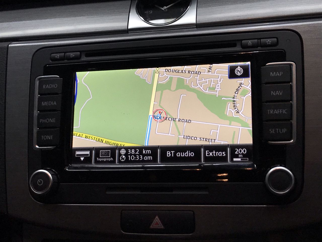 NAUTICA Men's Basic Crew Fleece Sweatshirt, Size XL, 55% Cotton, Black, K83