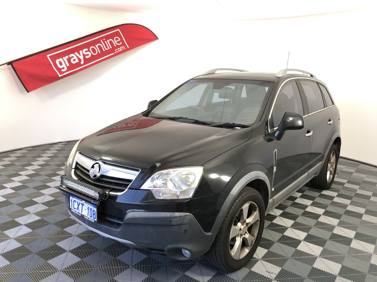 18k Gold Filled, Black Face Iced Out Diamond Quartz Wrist Watch