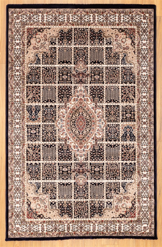 Italy 925 Silver Hip Hop Men's Ring (Stamps)-10 US