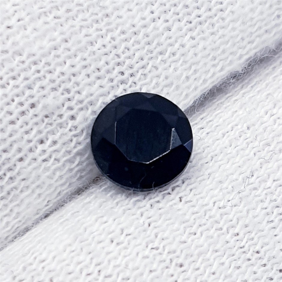 Designer Gold & Black Beaded Dainty Necklace with Round Drop Pendant