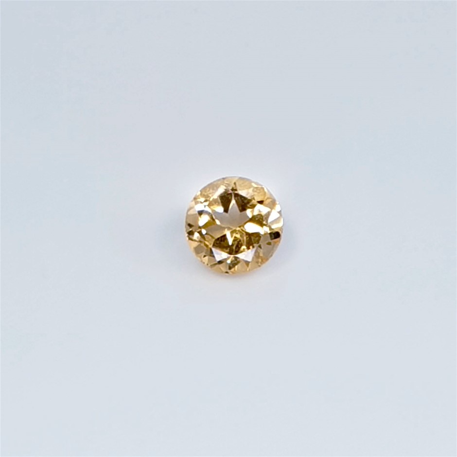 Designer Simulated Diamond Orange Teardrop Pendant Necklace in Silver