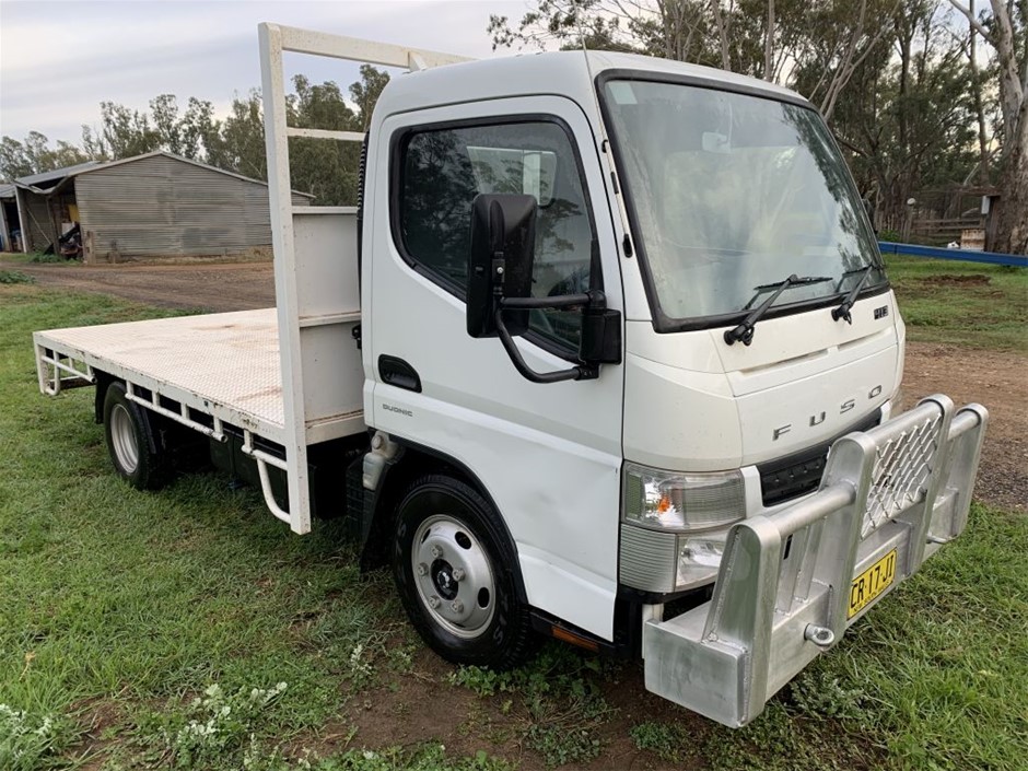 Mitsubishi Fuso 413 Duonic Flat Bed Truck Auction (0001-5040972 ...