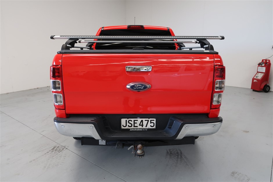 Rhodium Plated Men's Band Ring (4mm) - US Size 11