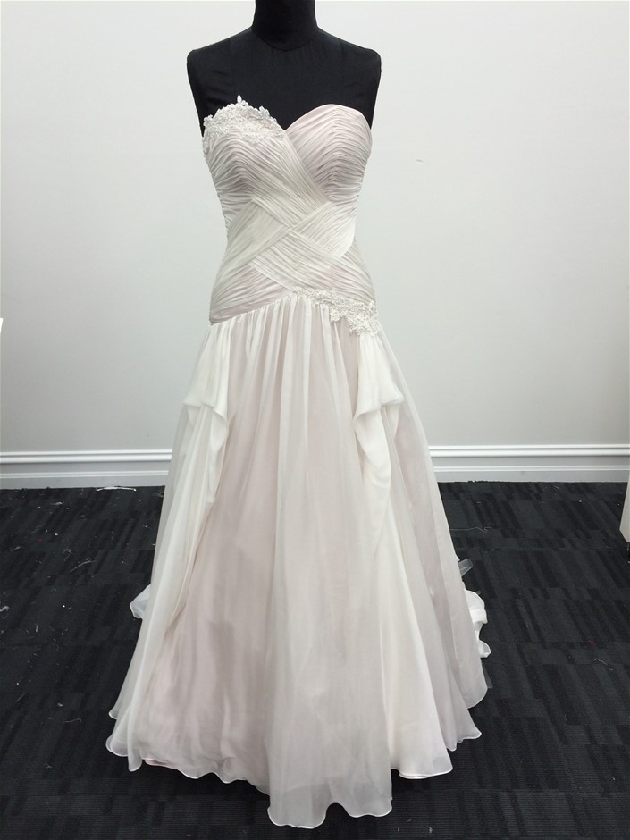 18K Gold-Filled Cuban Chain Necklace with Simulated Diamonds - 55.8cm