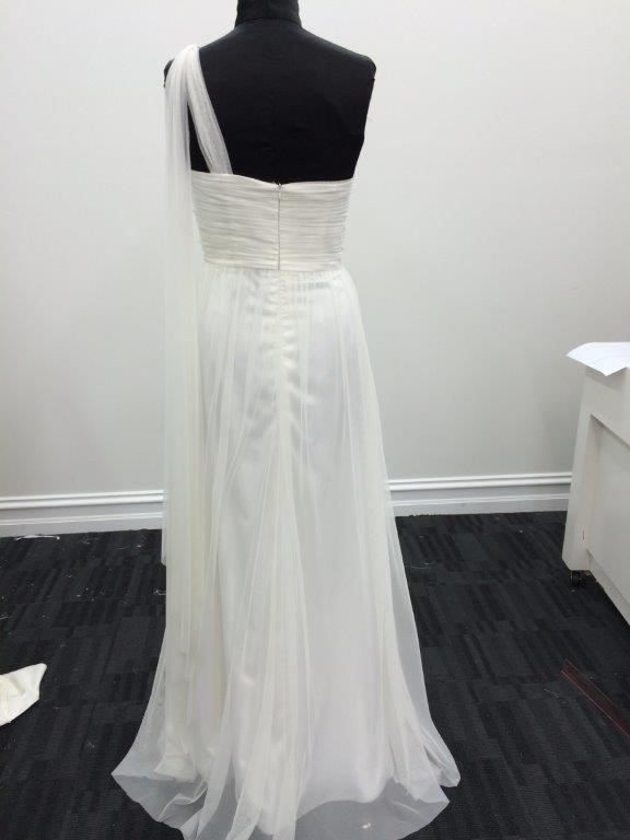 18K Gold-Filled Tennis Bracelet Round Facet Cut Simulated Diamonds - 20.3cm