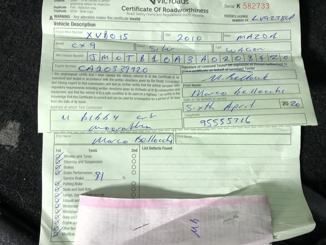 END OF LEASE AUCTION: 7" portable CarPlay