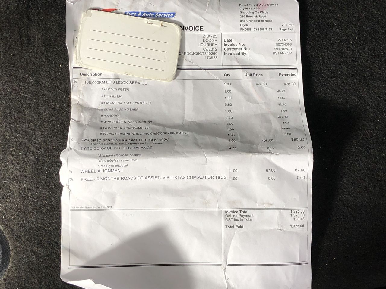 FORD FALCON GT 351 1/10th Oz (Approx) 999 Pure Silver  Coin