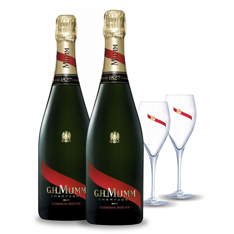 G.H.Mumm Cordon Rouge Brut NV (2x 750mL)