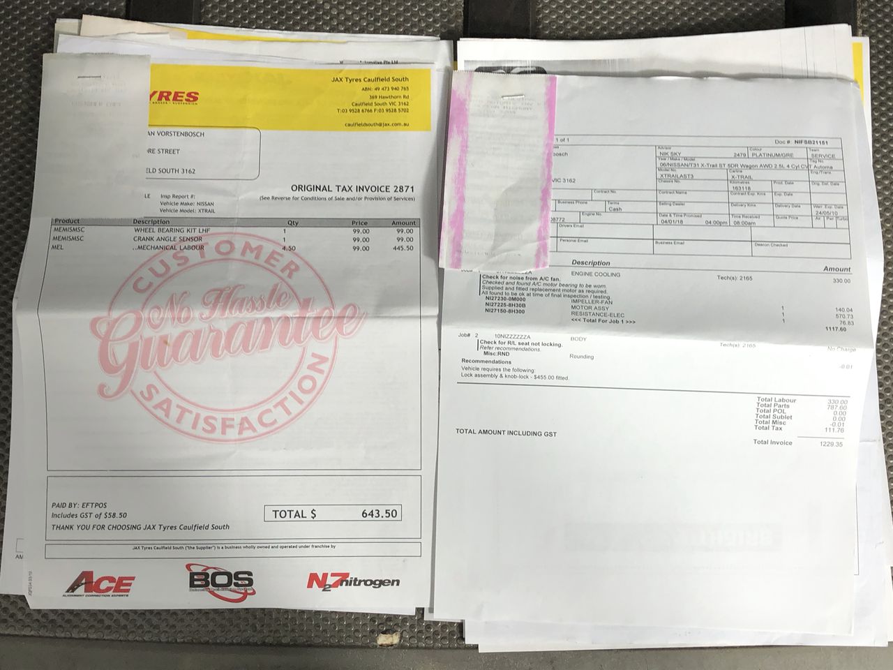 Designer Mismatched Earrings as pictured & described