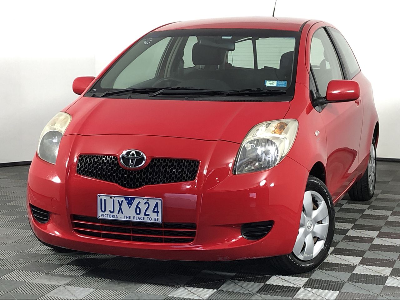 18K/Italy 8.0ct Blue Emerald Cut Yellow Gold Filled Ring(stamped)-7US