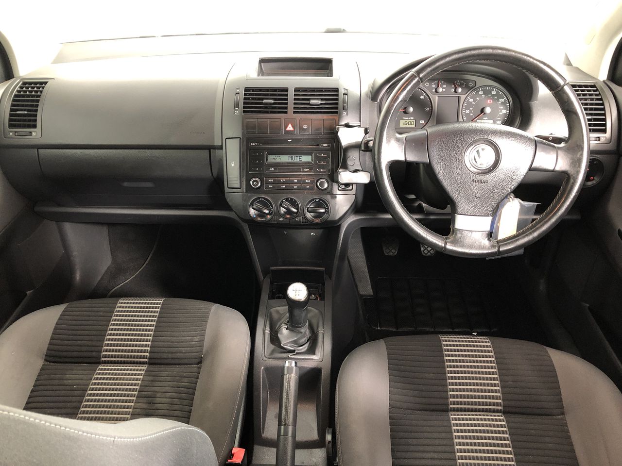 Rhodium Plated Men's Band Ring (6mm) - US Size 10