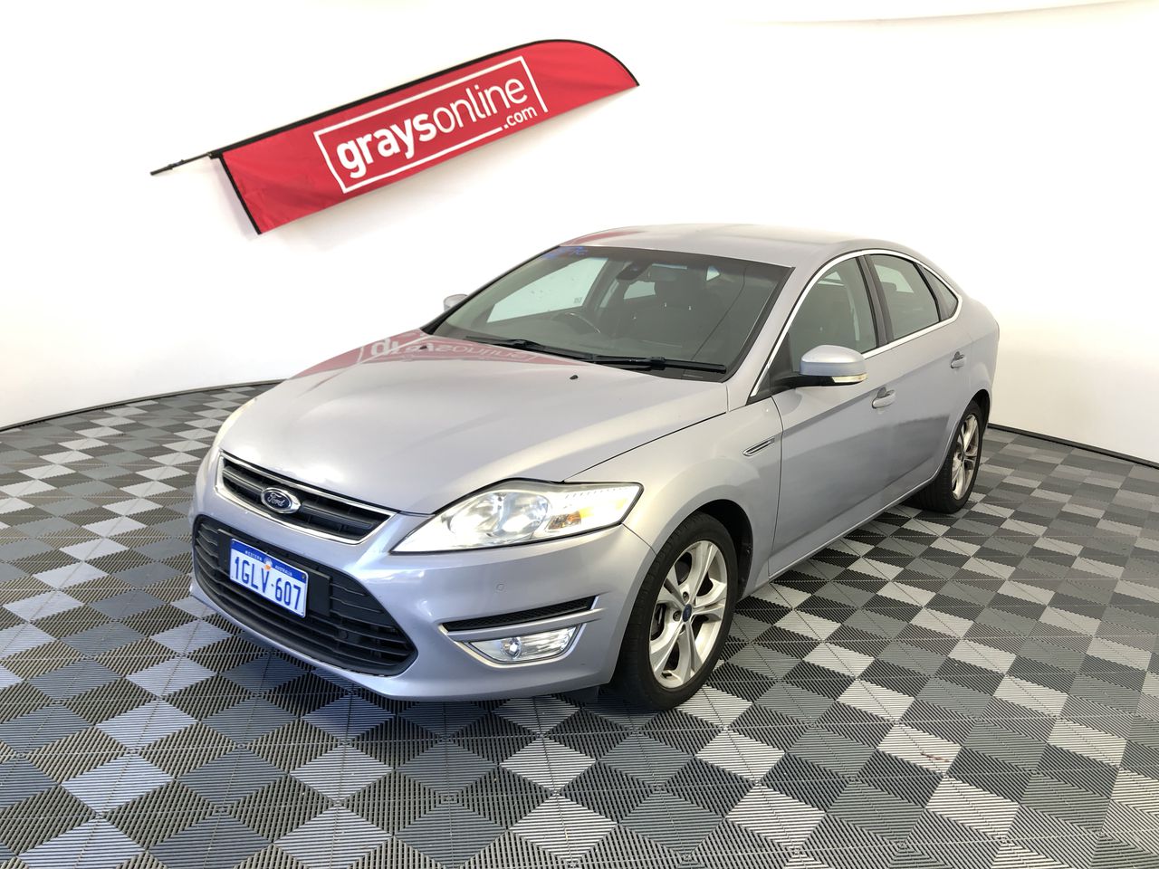 AURORA Lighting Mosaic Solar Mushroom Light, Green. N.B: Damaged packaging.