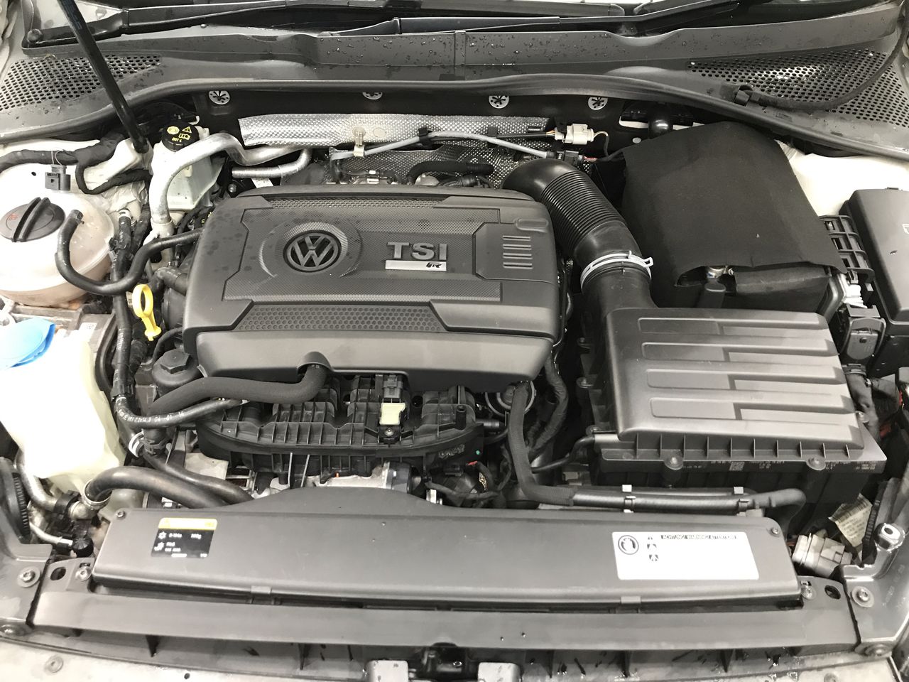 9K YELLOW GOLD FACETED SMOKY QUARTZ NECKLACE 45cm