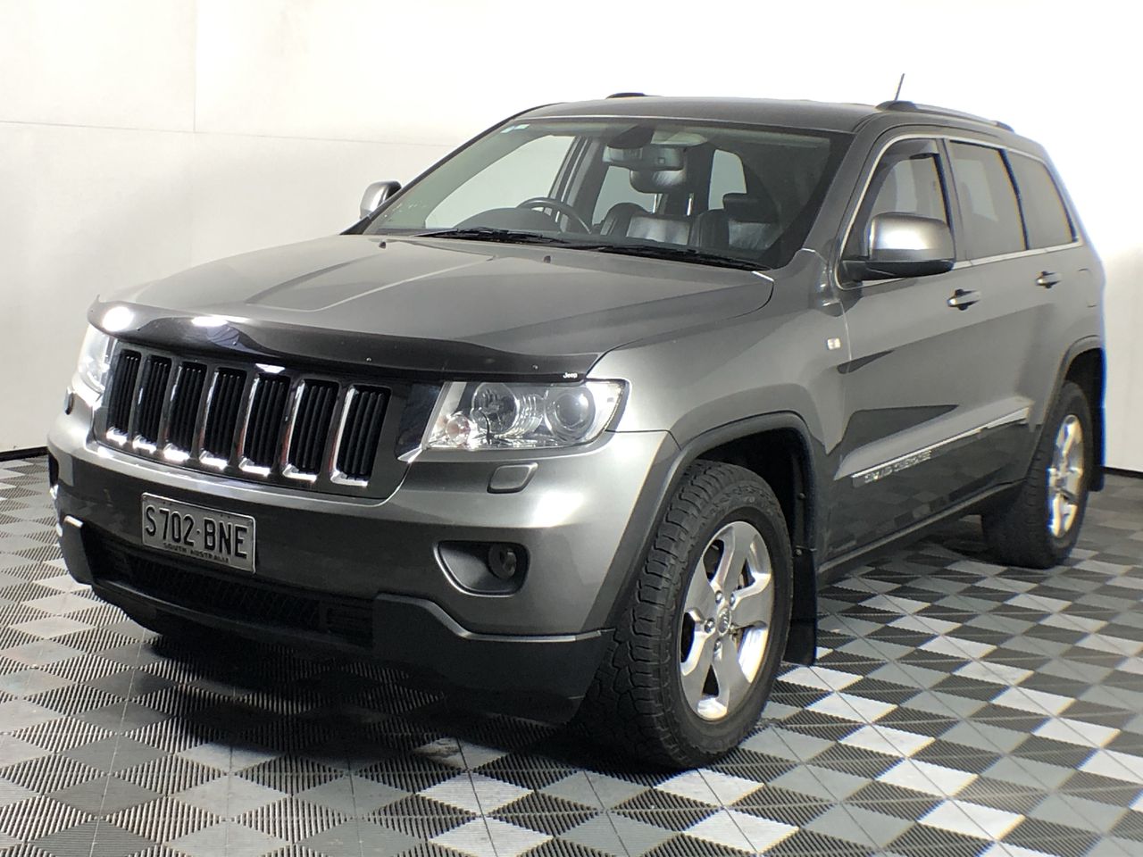 Rhodium Plated Men's Band Ring (5mm) - US Size 9