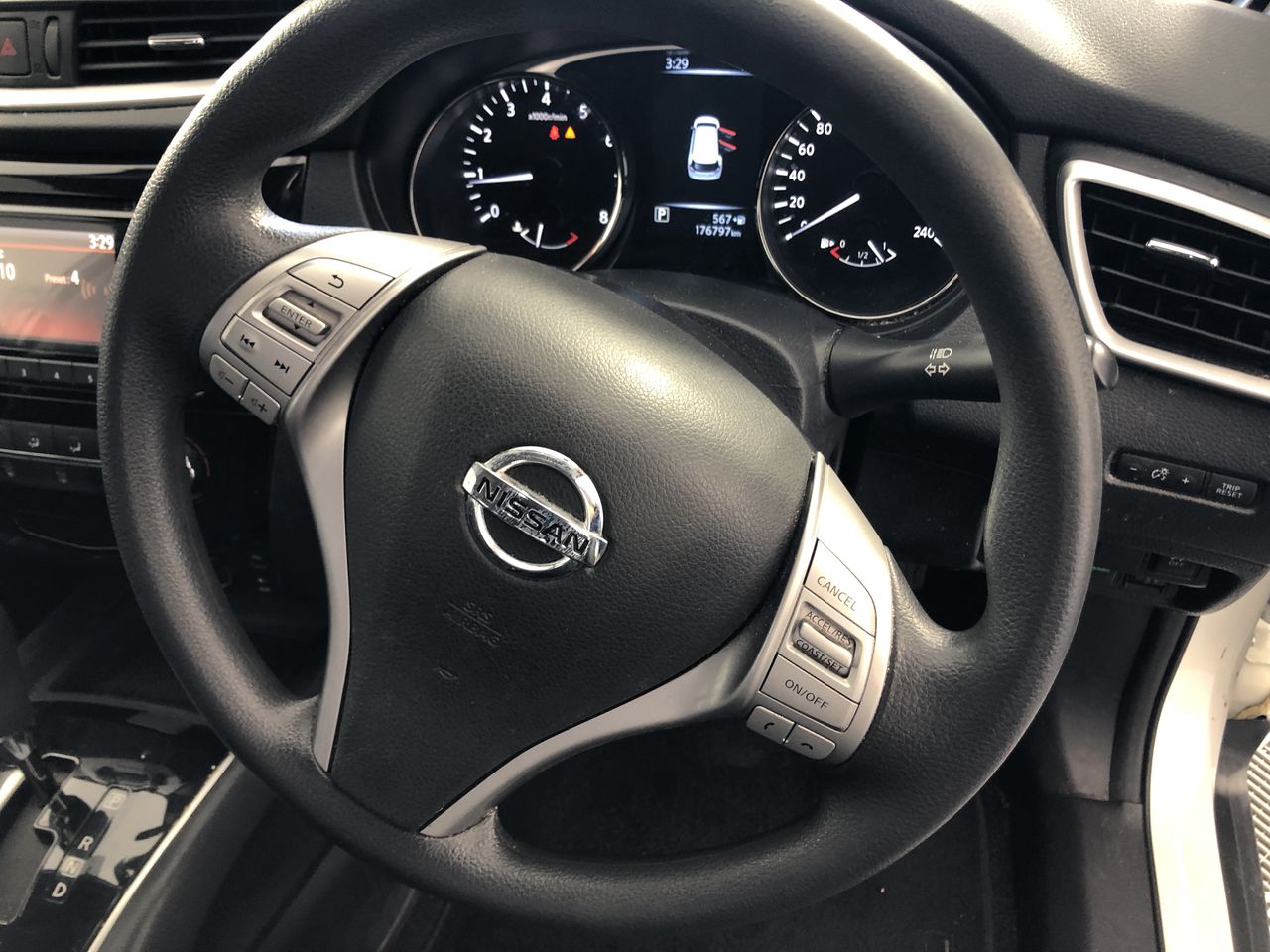 Wrap around Green Leather Buckle Bracelet