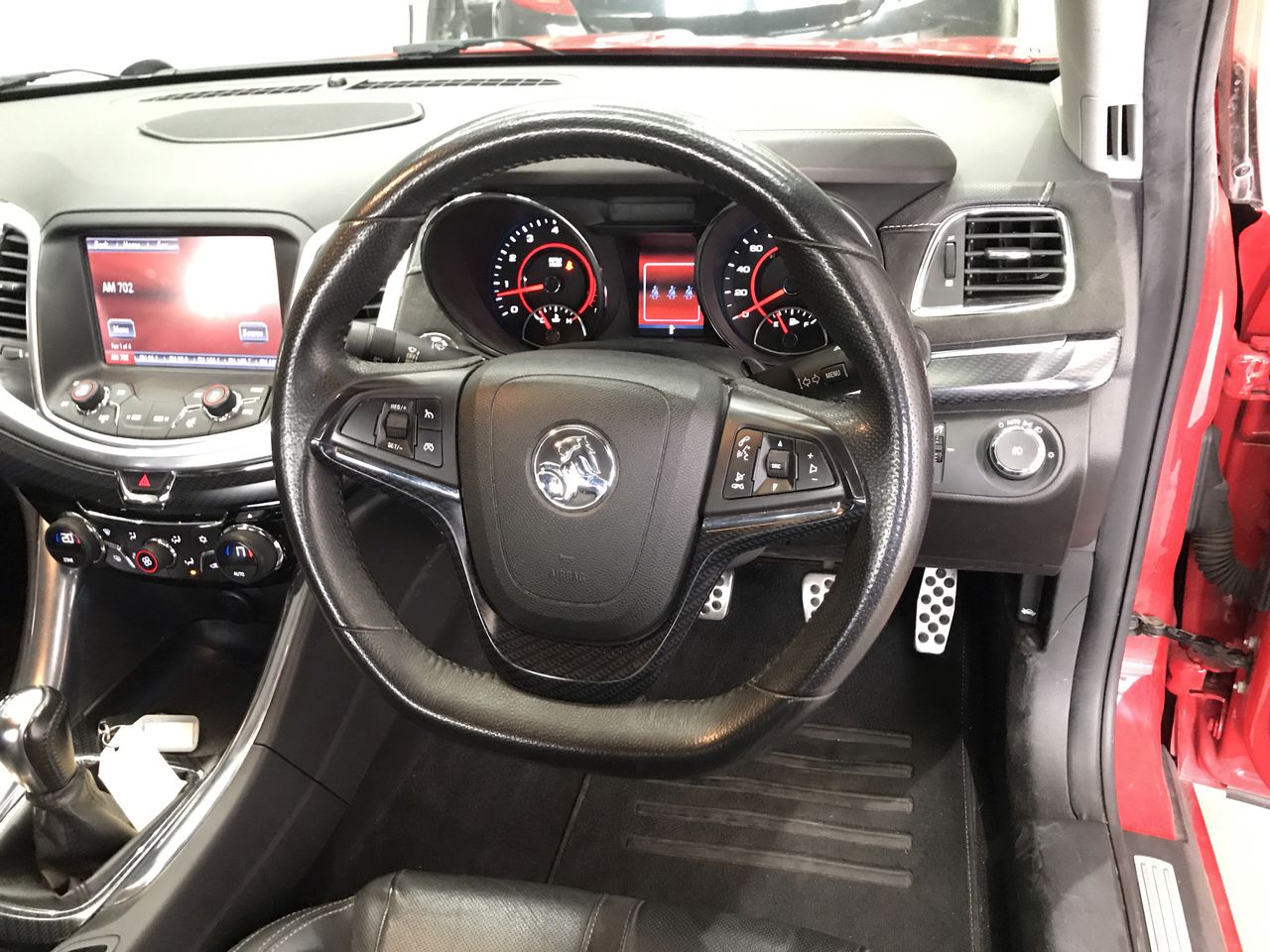 Rhodium Plated 5 Ring Lucky Charm Necklace