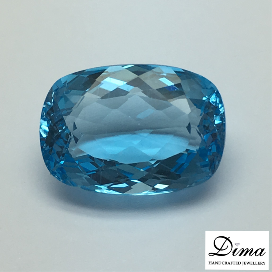 One Loose Blue Topaz, 48.40ct in Total Auction (00012527207) Grays